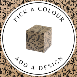 Design Cube Box (S) – Brown Kraft 110 x 110 x 110mm