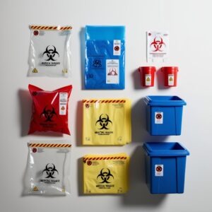 sharps containers 8938fp sharpsafety foot pedal cart for slide lid container, 12 and 18 lt.