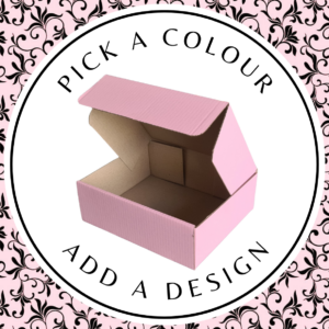 Design Shipper (M) – Pink Kraft 220mm x 180mm x 75mm