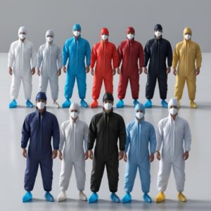 Disposable Coveralls Black Large