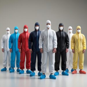 Green Disposable Coveralls (Small, Medium, Large, X Large, XX Large, XXX Large)