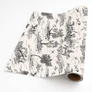 Countryside Toile in Black – Giftwrap (50m x 50cm)