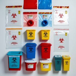 stainless steel sharps container