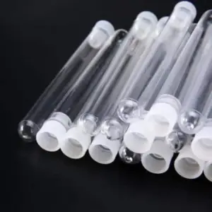 Test Tube With Cap 10mm x75mm