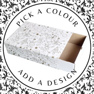 Design Match-box (M) – White Kraft 250 x 175 x 75mm