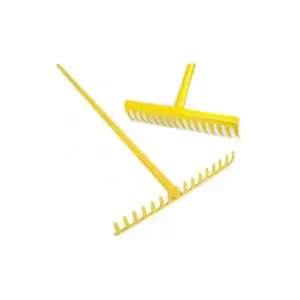 Yellow Steel Rake (16 Tooth Rake)