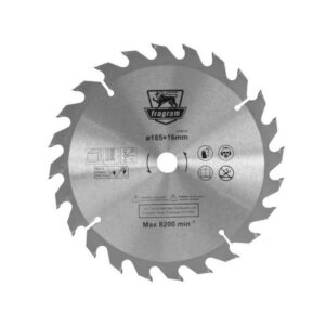 Wood Cutting Blade -�185mm x 16mm - 24T - TOOB136