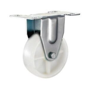 Castor Wheels - Nylon - Fixed Wheel - White - 125mm - TOOC465