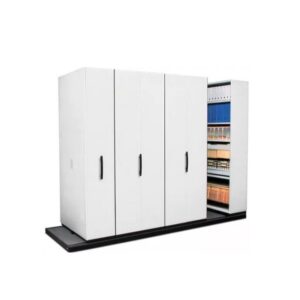 Steel Bulk Filer - Mobile Shelving - 16 Bay - 656 x 110 x 232 cm - Motorcraft Grey - 16BAY360