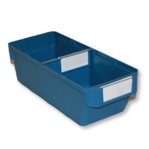Shelf Bin - Loose Parts Warehouse Storage Container - Plastic - Small - 300mm - Blue