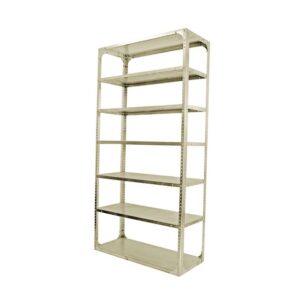Bolted Shelving Steel Bay 7 Shelves - Uni-Angle - Seven Shelf Kit - Painted - 274.3 x 91.4 x 45.7 cm