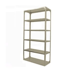 Bolted Shelving Steel Bay 6 Shelves - Uni-Angle - Six Shelf Kit - Painted - 213.4 x 91.4 x 61 cm