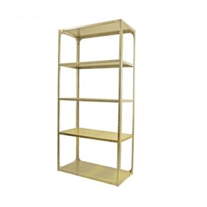 Bolted Shelving Steel Bay 5 Shelves - Uni-Angle - Five Shelf Kit - Painted - 182.9 x 91.4 x 45.7 cm