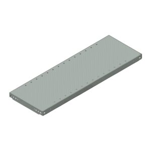 Bolted Shelving Steel Shelf - Uni-Angle - Galvanised - 91.4 x 38.1 cm