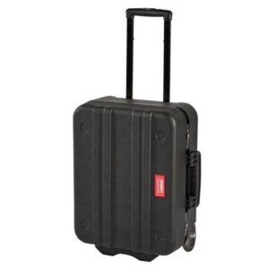 Kennedy Plastic Tool Service Case - Black - Mobile - 2 x Tool Trays - Pull Handle - 47 x 39 x 34.7 cm