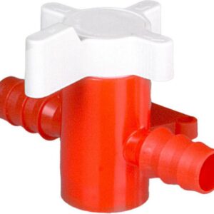 Bürkle 2-Way Stopcock, PE/PP, Bore 8 mm for Tubing Bore 11–13 mm