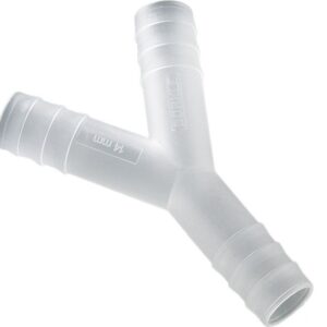 Bürkle Y-Connector 14 mm, PVDF Cylindr. Beaks, Pack of 10