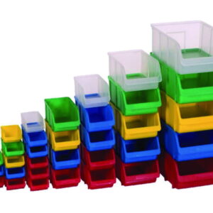 Storage bin, PP, size 3/L, blue 145x315/285x125mm