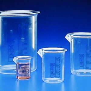 Kartell 50ml Beaker with Blue Graduation, PMP Low Form, Autoclavable