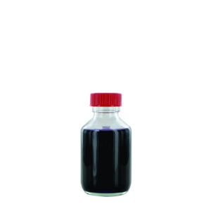 Behr Narrow Neck Bottle NK 100 GT, 100ml Clear Glass, Closure with PTFE Insert, Thread Dia. 28mm