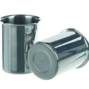 BOCHEM Beaker 2000 ml, 18/10 Steel with Rim and Spout