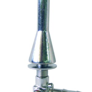 Teclu burner for propane gas with stopcock, pilot flame and air regulator