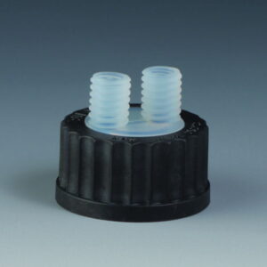 Bohlender Multiple Distributor for Bottles GL 45, 4 x GL 25, PTFE/PPS