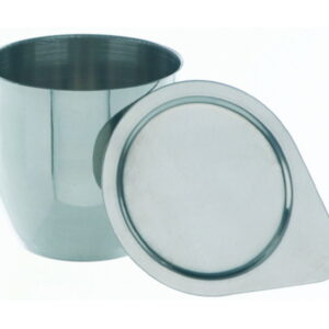 BOCHEM Nickel Crucibles, 99.5%, 50 ml, Type 3, 1.5 mm Thick, Without Lid
