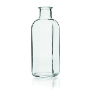 DWK Duran Square Bottle, Breed-Demeter, with Beaded Rim, Cap. 180 ml