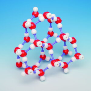 Molecular model sodium chloride 36 atoms