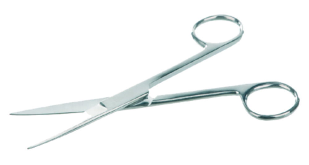 Scissors For Lab Use BOCHEM Laboratory Scissors SP/ST 145mm Straight, Type 2 Stainless Steel ...