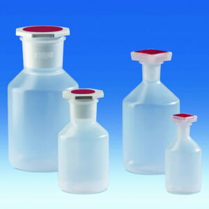 VITLAB Narrow Mouth Bottle 250 ml With NS Stopper NS 19/26 PP