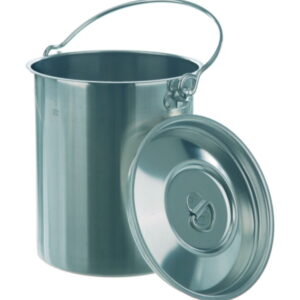 BOCHEM Container 1 L with Lid and Handle 140 x 100 mm, 18/8 Steel