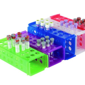 Heathrow Scientific 4-Way Rack, Green, Clinical, Pack of 5