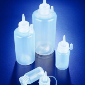 DWK Round Bottle 250ml LDPE with Spouted Cap (Pack of 10)
