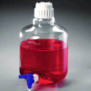 Thermo Nalgene Aspirator Bottle, Transparent PC with PP Stopcock Cap, 10 L