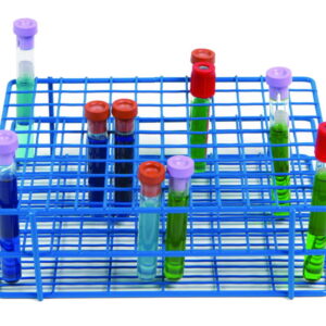Heathrow Scientific Test Tube Rack, Red, for 108 Tubes 16 mm, 240x180x65 mm