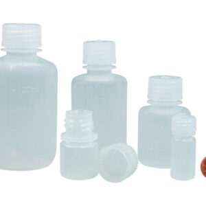 LLG Narrow-Mouth Vials with Screw Cap, 60 ml, PP Heavy Duty, Pack of 100