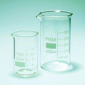 DWK Beaker 50 ml TF Pyrex Borosilicate Glass Graduated Pack of 10