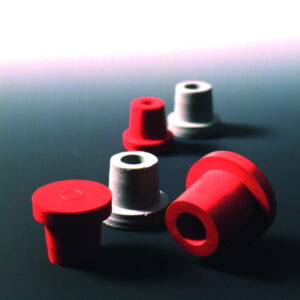 Deutsch & Neumann Hollow Stopper, (NR) Red Rubber, ID = 10 mm, H = 20 mm