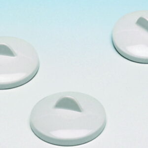 Haldenwanger Crucible Lid Ø89 mm, Porcelain, Suitable for Ø83 mm Crucible, DIN 12904