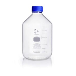 DWK Duran Thread Bottle, 10,000 mL, Wide Neck with GLS 80 Thread, Complete