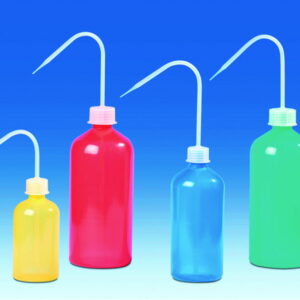 VITLAB Set Wash Bottles 500 ml, LDPE, Different Colors
