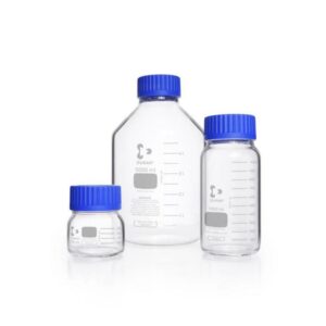 DWK Duran Thread Bottle 500 ml, Wide Neck, with GLS 80 Thread Complete