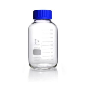 DWK Duran Thread Bottle 2000 ml Wide Neck with GLS 80 Thread Complete