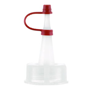 Kautex Textron Drip Closure Complete 18 mm Ø for 50-200 mL with Long Nozzle, Consisting of 2000072101, 2000073350