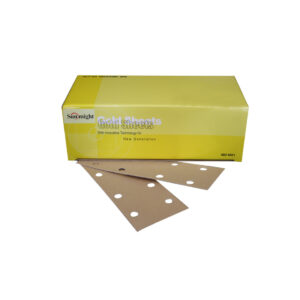 64914 Sunmight 8 Hole Velcro File Gold Sheet 70Mm X 198Mm (320) - 100P/P