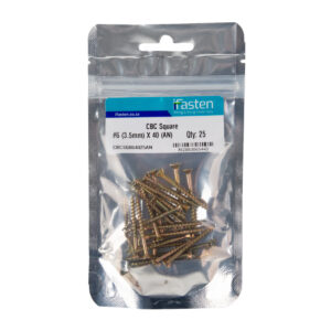 Ifasten Cbc Square No6 3.5Mmx40Mm 25 Pp