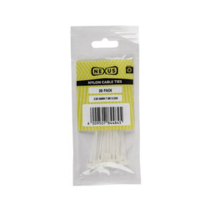 Nexus Cable Ties T501 4.8Mmx300Mm Black 100 Pack