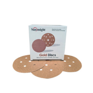 58116 Sunmight Velcro Gold Disc 125Mm 8 Hole (400) - 100